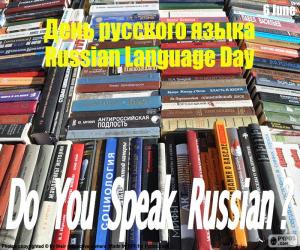 yapboz Rusça dil gün